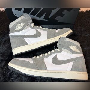 🔥 NIKE JORDAN 1 HIGH Washed Black | LIKE NEW | Size 10.5M